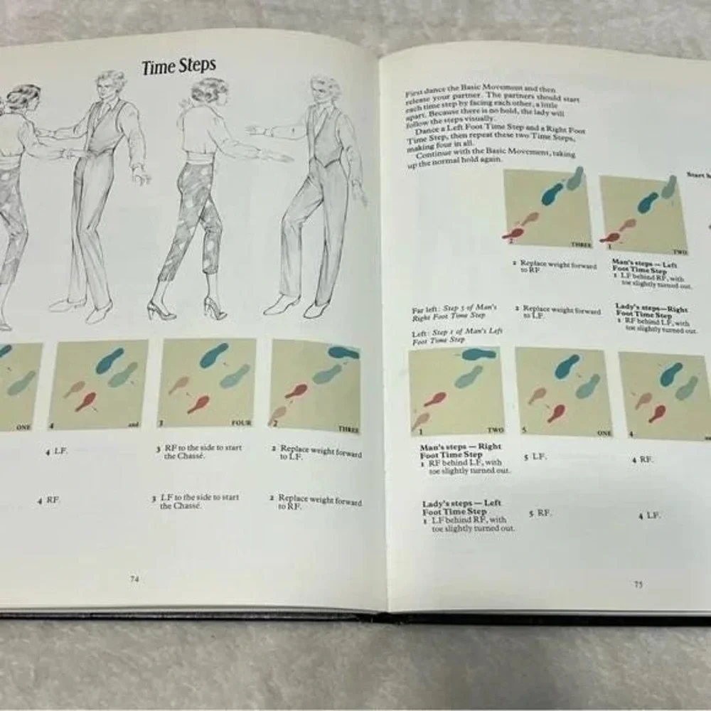 Lets Go Dancing Elizabeth Romain Vintage Hardcover Book 1979